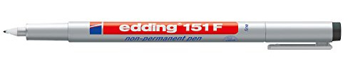 edding 151 F OHPMarker nonpermanent 0,6 mm schwarz