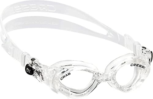Cressi Jungen Crab Goggles Schwimmbrillen 2/7 Jahre - Made in Italy, Klar - Klaren Linse, Einheitsgröße, DE203160