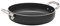 Pentole Agnelli ALSA2110SSPI28 Alblack Tegame con Maniglie, Alluminio, Nero, 28 cm