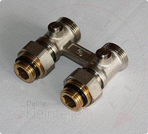 1/2 IG Hahnblock Hahnblöcke Durchgang Heizkörper Ventilheizkörper Ventil Fitting Hahn