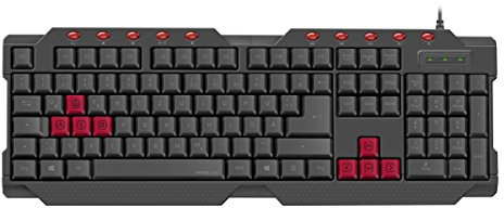 FERUS Gaming Keyboard, black - IT Layout