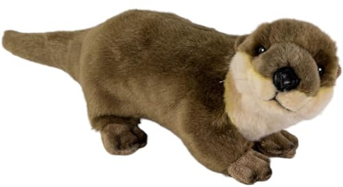 Carl Dick Otter stehend, Plüschtier, Kuscheltier, ca. 30cm, 45cm mit Schwanz 1857