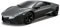 Bburago 1/18 Lamborghini Reventon Mattschwarz Spielzeug