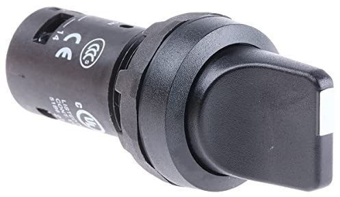 ABB C2SS Wahlschalter 2-Stufen Wahlschalterkopf Kurzer Griff, schwarz IP 66