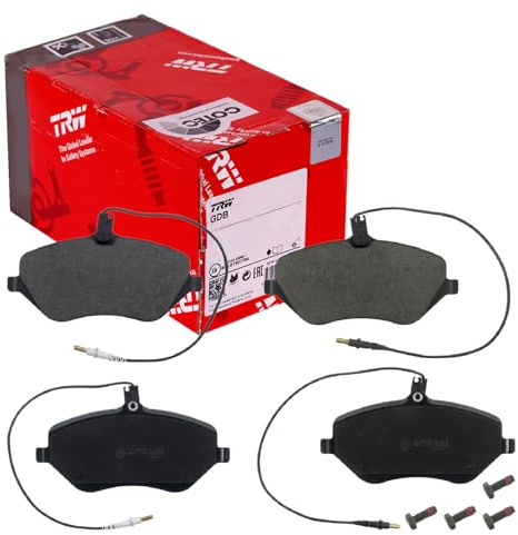 TRW GDB1595 Bremsbelagsatz, Scheibenbremse | Kompatibel mit: CITROËN C5 III, C5 III Break, C6, PEUGEOT 407, 407 Coupe, 407 SW, 607