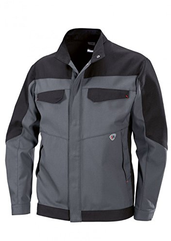 BP 2402-820-5332-56/58n Arbeitsjacke, Stehkragen, verdecktes Druckknopfband, 320,00 g/m², dunkelgrau/schwarz, 56/58n