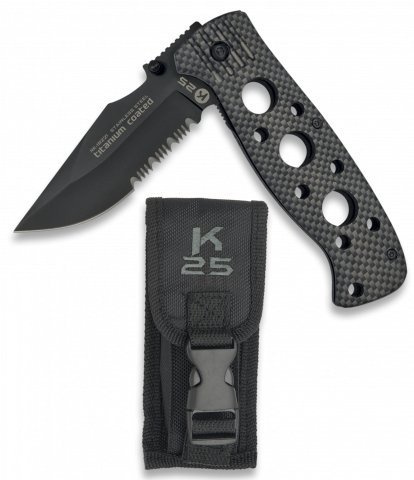 Martinez Albainox RUI taktisches Taschenmesser Titan beschichtet mit Etui