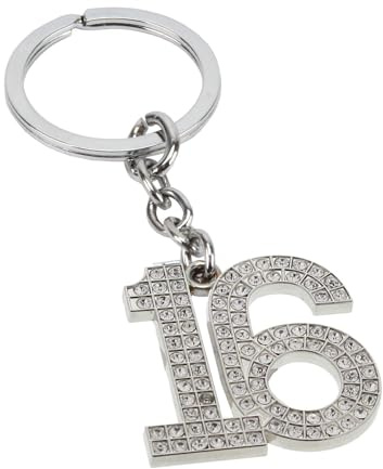 ukgiftstoreonline Juliana Crystal Keyring - 16th Birthday Gift
