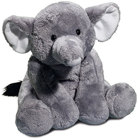Duckshop Stofftier Plüschtier Kuscheltier Elefant 30 cm sitzend groß