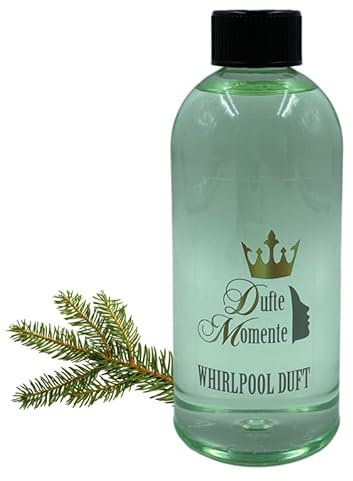 Dufte Momente | Whirlpool Duft 500ml | Fichtennadel | mit naturreinen und natürlichen ätherischen Ölen | kein Schaum | vegan und ohne Tierversuche