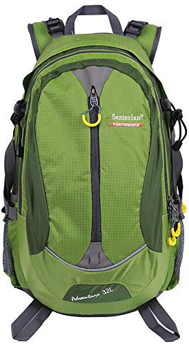 EGOGO 32 l Wasser-Resistent Outdoor Sport Wandern Camping Radfahren Rucksack Daypack S2128 (Grün)