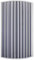 Forte Mampara de Ducha Semicircular 75x75 CM Radio 38 H185 PVC Mod. Sharp Lateral