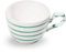 GMUNDNER KERAMIK Kaffeetasse, Volumen: 190 ml, Grüngeflammt, handgemachte Keramik aus Österreich