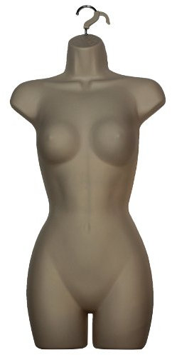 Schaufensterpuppe DPS Shopfitting Damen-Torso, halbplastik hautfarben