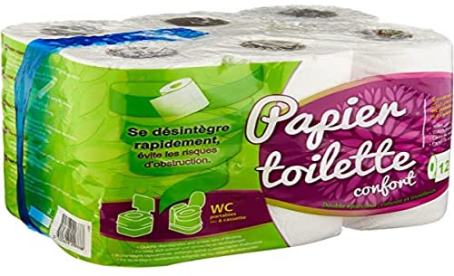 Midland 500511 Papier Toilette - Pack de 12