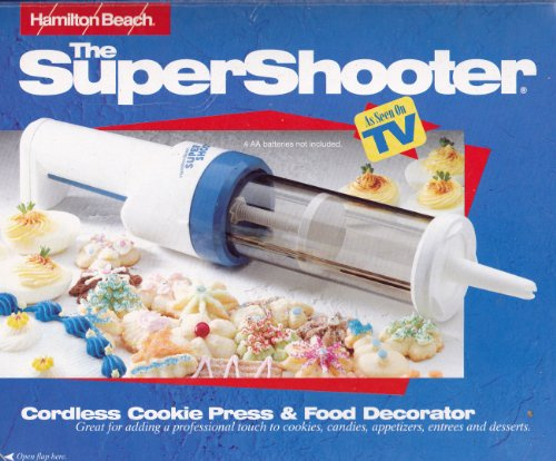Hamilton Beach Super Shooter Cordless Cookie Press and Food Decorator
