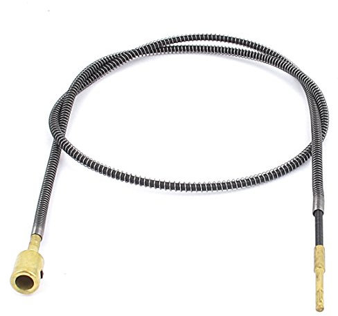 sourcing map a13042300ux0623-3.2ft de metal cable eje flexible para la amoladora de banco taladro