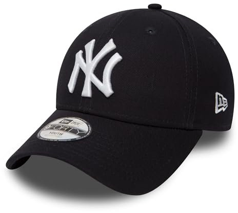 New Era Bambino Bambini MLB Basic NY Yankees 9Forty Cappuccio Regolabile - Blu (Navy), One Size
