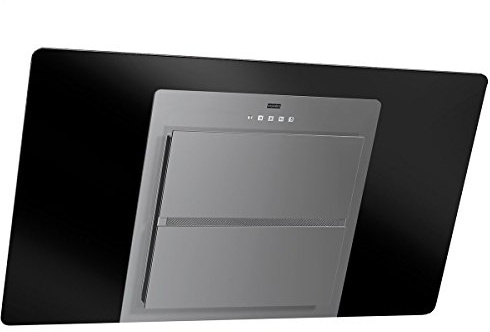 Franke Fusion FFU 905 BX XS - campanas (Mural, Conducto, D, Halógeno, Negro, Acero inoxidable, botones)