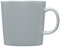 Teema Henkelbecher hoch 0,4l, perlgrau H x Ø 9x9,4cm