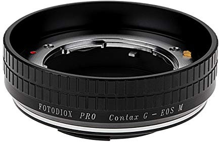 Fotodiox Pro Lens Mount Adapter Compatible with Prime Contax G Lenses on Canon EOS M EF-M Mount Cameras