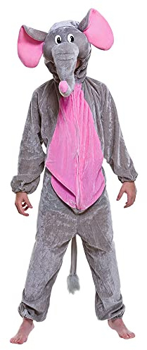 Wicked Costumes Kids Animal Elephant Fancy Dress Costume - Medium (5-6 Years)