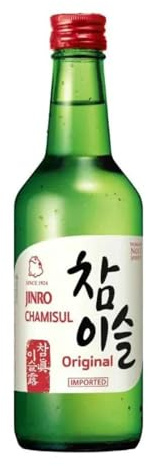 [ 350ml ] HITEJINRO Soju Jinro Chamisul Classic / Spirituose Alc. 20,1% vol. / Korea