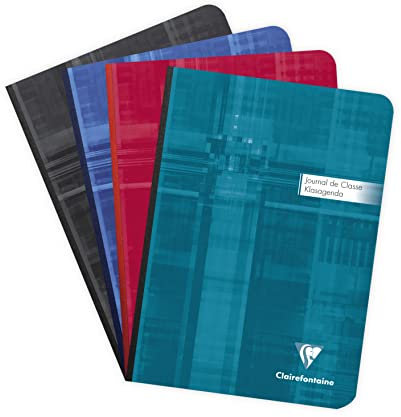 Clairefontaine 9547C - Kladde DIN A5, 14 x 21 cm, 120 Blatt, liniert, 90g, 1 Stück, farbig sortiert