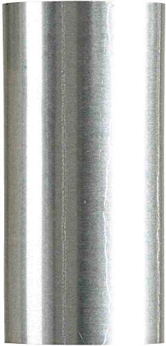 FIREFIX A100/2 FAL Ofenrohr, Länge 250 mm, ø 100 mm - Ofenrohre aus Stahlblech, 0,6 mm stark, innenliegend gemufft, Längen lasergeschweißt, Silber