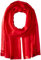 Calvin Klein Damen Chiffonschal mit Satin-Bordüre Modischer Schal, rot, Einheitsgröße