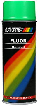 Motip 04023 Bombe de Peinture, 400 ml, Vert Fluorescent