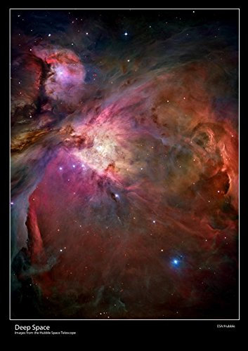 Hubble Space Teleskop Poster – Hubble's schärfster Blick auf den Orion Nebel – Größe A2 – 59 x 42 cm [DS5]