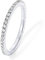 PAVOI AAAAA CZ Sterling Silver Cubic Zirconia Stackable Eternity Ring - Size 6