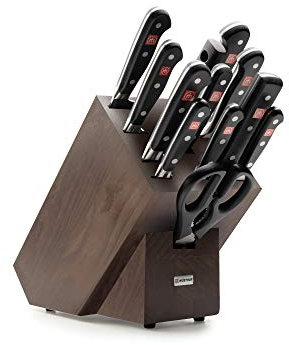 Wüsthof 9847 - Juego de Cuchillos con Soporte, 12 Piezas