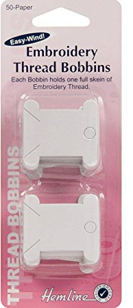 Embroidery Thread Bobbins - Paper