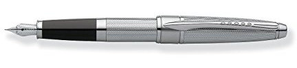 Cross Apogee Fine Nib Fountain Pen - Chrome