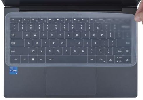 Universal Silicone Keyboard Cover for 13 13.3 14 Laptop Notebook, Anti Dust Waterproof Clear Keyboard Protector Skin(Size: 12.28 x 5.08)