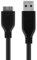 CELLONIC Câble USB Micro USB 3.0 3.0 1A Transfert données pour Appareil Canon EOS 1D X Mark II, 7D Mark II, 5DS, 5DS R, 5D Mark IV Cable Charge et Data 1m PVC Noir, Cordon caméra