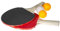 SIDCO Tischtennisschläger 2 xTischtennisschläger + 3 Bälle Ping Pong 5 TLG. Set