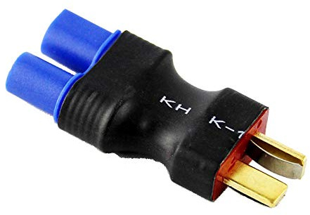 ikarex-shop Adapterkabel EC3 Buchse auf T Plug Stecker RC Adapter Lipo Akku Verbindung 3,5mm Goldstecker Dean