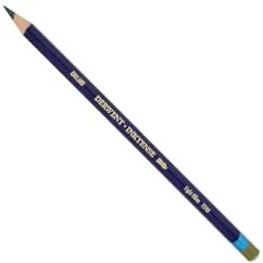 Derwent Inktense Permanent Watercolour Single Pencil, Light Olive (1540), 4mm Premium Core Strength, Water-Soluble, Ideal for Drawing, Colouring & Painting on Paper & Fabric, Professional Quality (2301885)