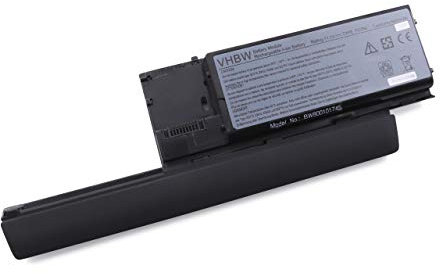 vhbw 1x batteria compatibile con Dell Latitude D630N, D631, D620, D630 XFR, D630 ATG, D630, D630c notebook (6600mAh, 11,1V, Li-Ion)