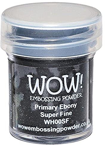 Wow Embossing Powder Wow Embossing Powder, 15ml, Primary Ebony