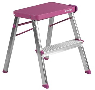 Klappbarer Tritthocker aus Aluminium Rolser M2 - Malva