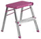 Taburete Plegable Rolser de Aluminio M2 - Malva