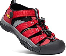 KEEN Newport H2, Sandale Mixte Enfant, RIBBON RED/GARGOYLE, 32/33