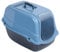 Dogi Click and Secure Pet Cat Litter Tray Toilet Box, Blue