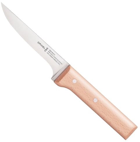 Opinel Meat & Poultry Knife No. 122 Parallel - Beech Handle,13 cm
