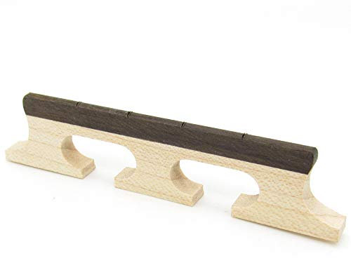 Banjo a 4 corde ponte New banjo Parts (acero e ebano)