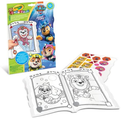 CRAYOLA - Album da colorare con gli Adesivi Paw Patrol, a partire da 12 mesi, 81-1373G